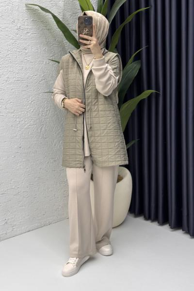 Deniz Üçlü Takım Tesettür Giyim