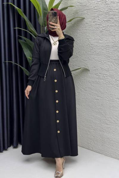 Dilruba Etekli Takım Tesettür Giyim