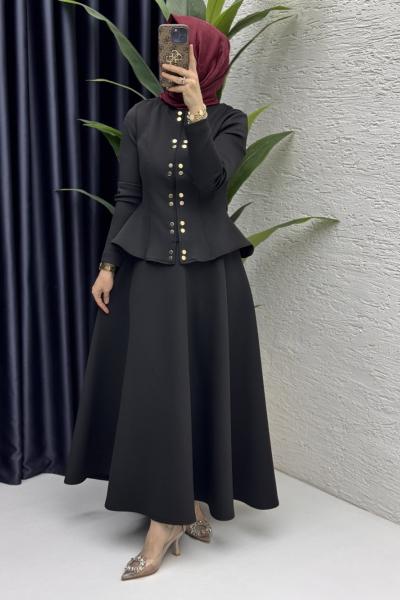 Eflal Etekli Takım Tesettür Giyim
