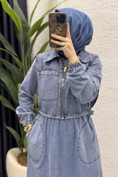 Merve Kot Elbise Tesettür Giyim