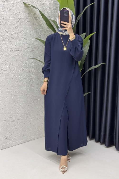 Neslişah Pantalonlu Takım Tesettür Giyim
