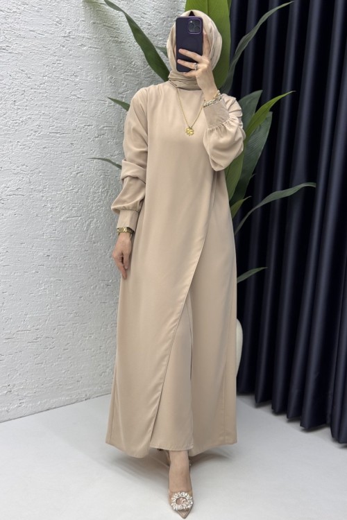 Neslişah Pantalonlu Takım Tesettür Giyim