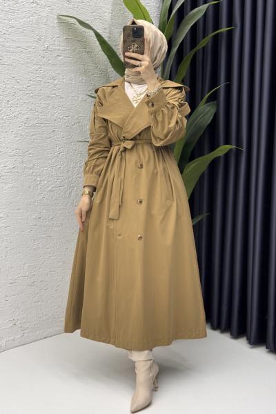 Rabia Trench Tesettür Giyim