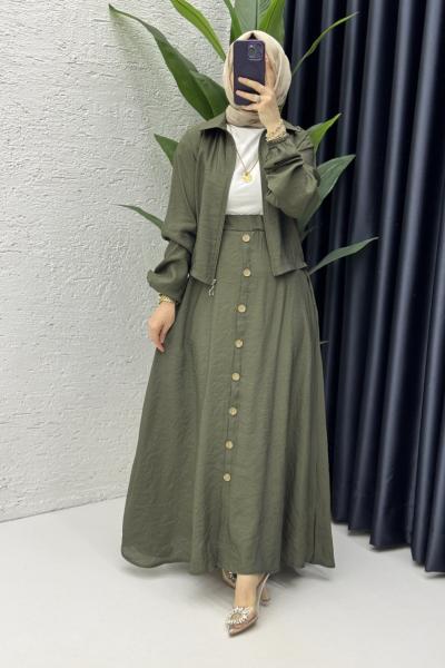 Seren Etekli Takım Tesettür Giyim