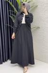 Yasemen Kot Etekli Takım Tesettür Giyim
