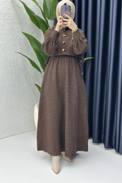 Yelekli Pırıl Elbise